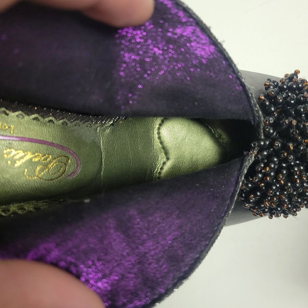 Poetic License Beaded Slit Front Heels - Picture 4 of 12